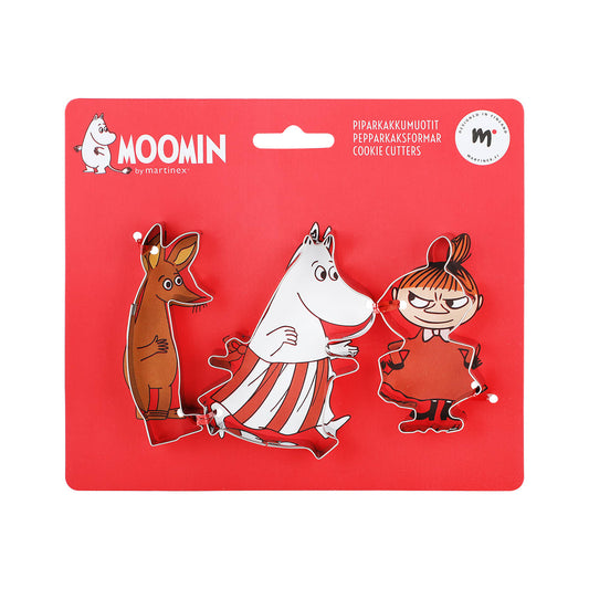 Moomin Cookie Cutter Set - Little My, Moominmamma and Sniff