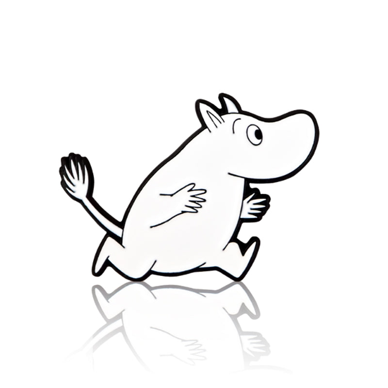Moomin Enamel Pin Badge - Running Moomin
