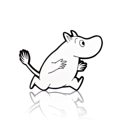Moomin Enamel Pin Badge - Running Moomin