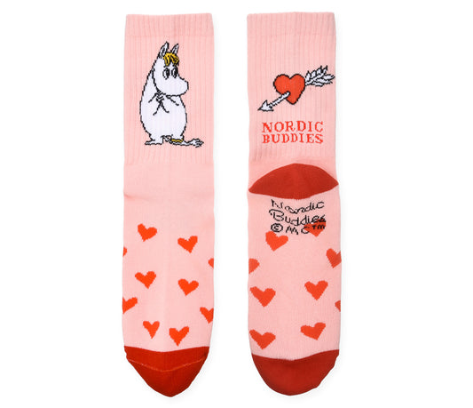 Moomin Retro Ladies Socks - Snorkmaiden Heart and Arrow