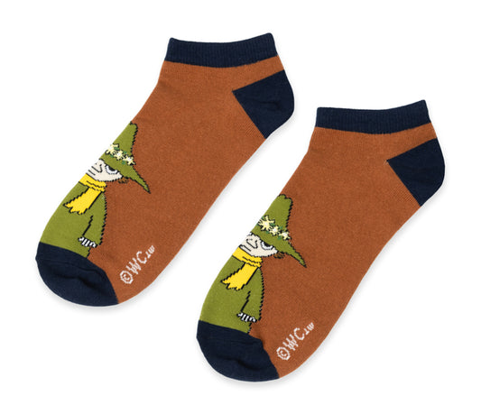 Moomin Men's Ankle Socks - Snufkin, Brown