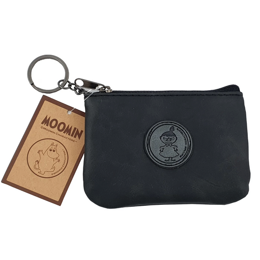 Leather Coin Purse - Little My (Black)