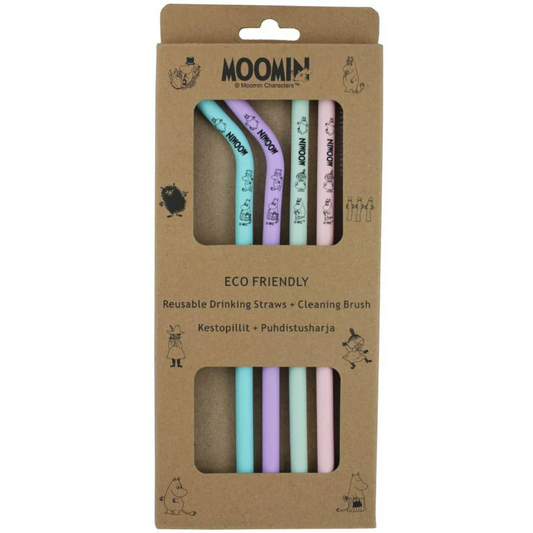 Moomin Silicone Straws - Set 1