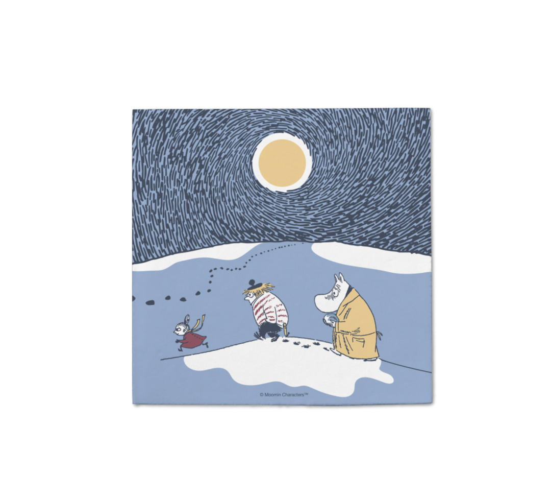 Moomin Paper Napkins - Snow Moonlight