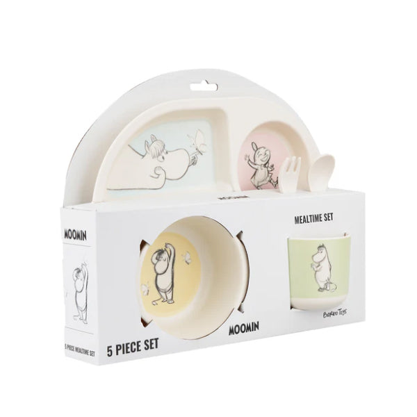 Moomin Kids Dinner Set - Sketch (Pastel Colours)