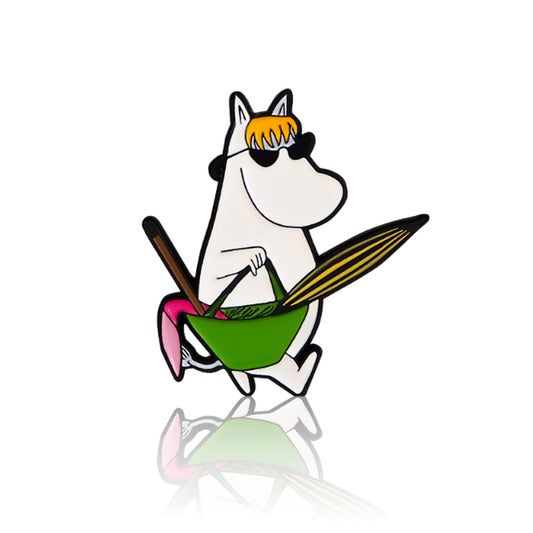 Moomin Enamel Pin Badge - Snorkmaiden Sunbathing