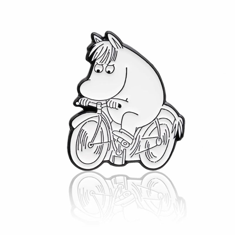 Moomin Enamel Pin Badge - Snorkmaiden Bike