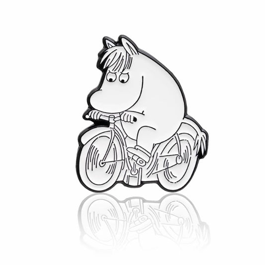 Moomin Enamel Pin Badge - Snorkmaiden Bike