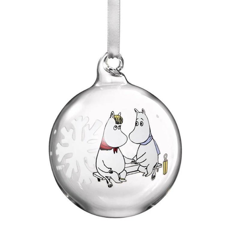 Moomin Christmas Bauble - Snowflake (7cm)