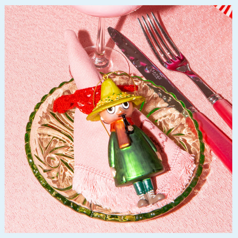 Moomin Glass Ornament - Snufkin
