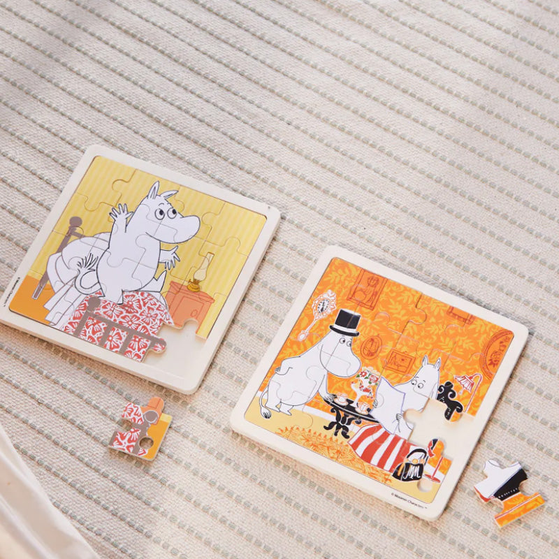 Wooden Square Puzzle -Tea Time