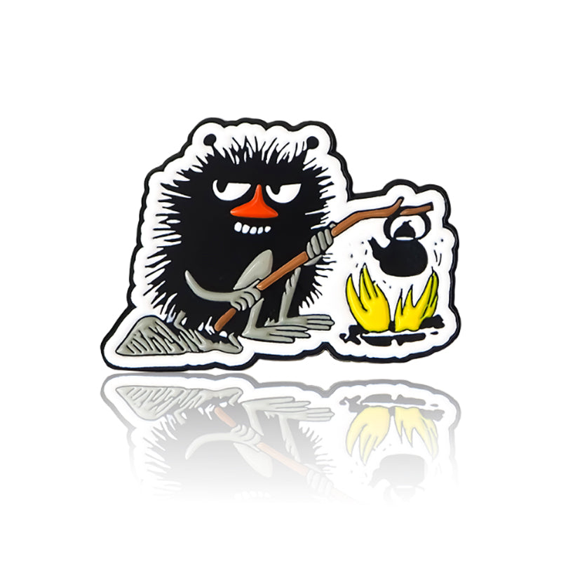 Moomin Enamel Pin Badge - Stinky Campfire