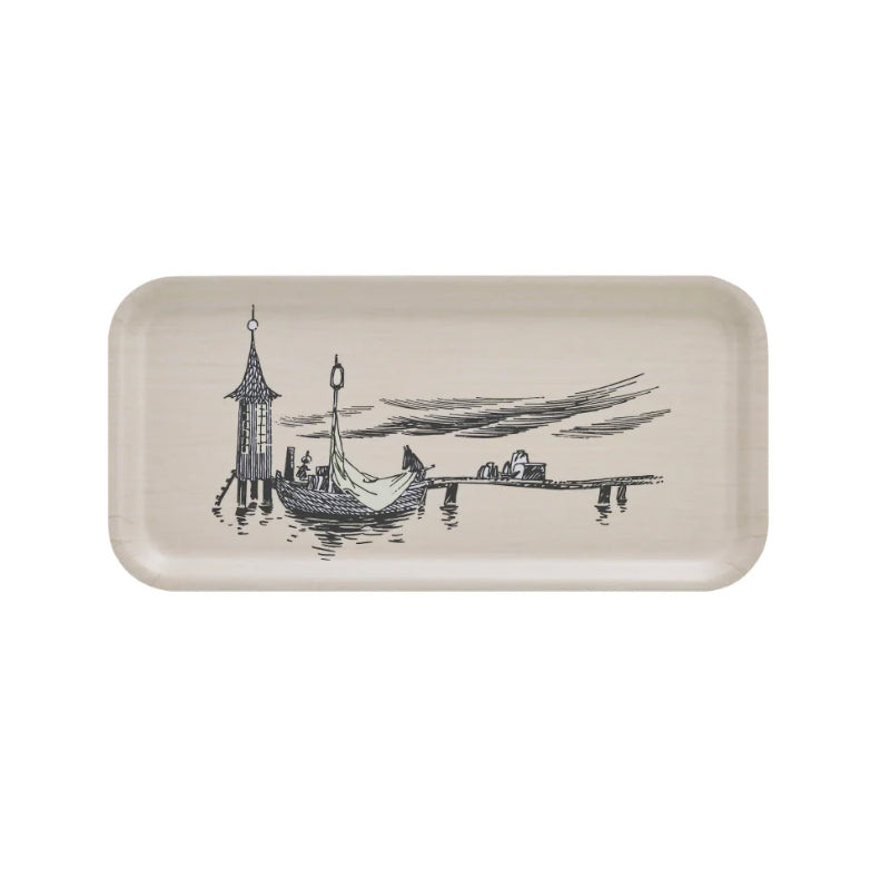 Moomin Tray - The Pier (27x13cm)