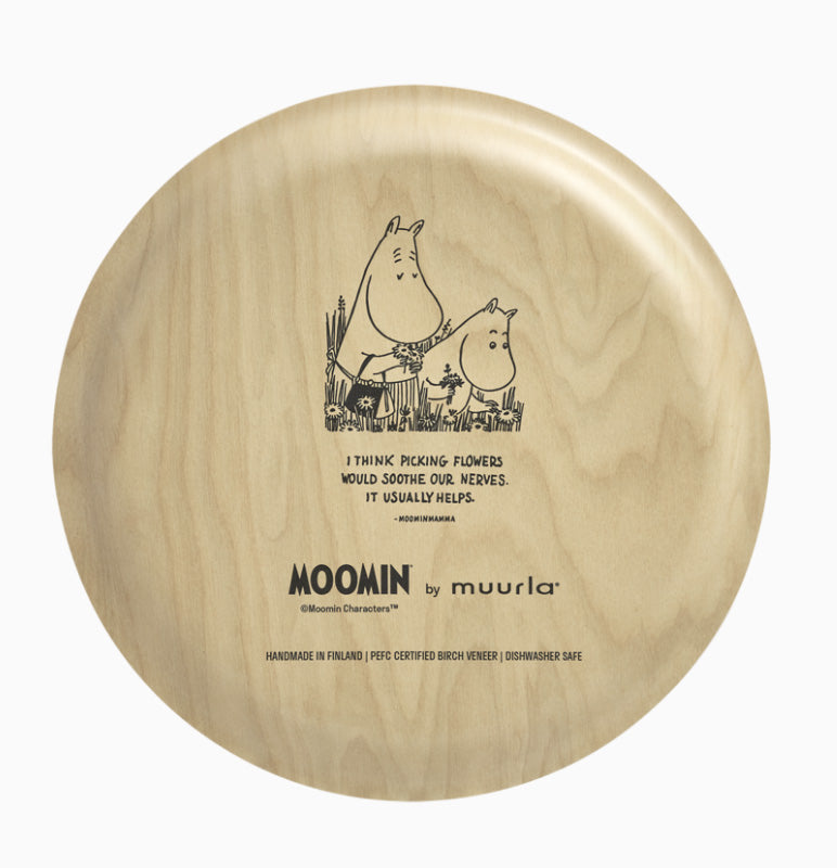 Moomin Tray - Flowers 25cm