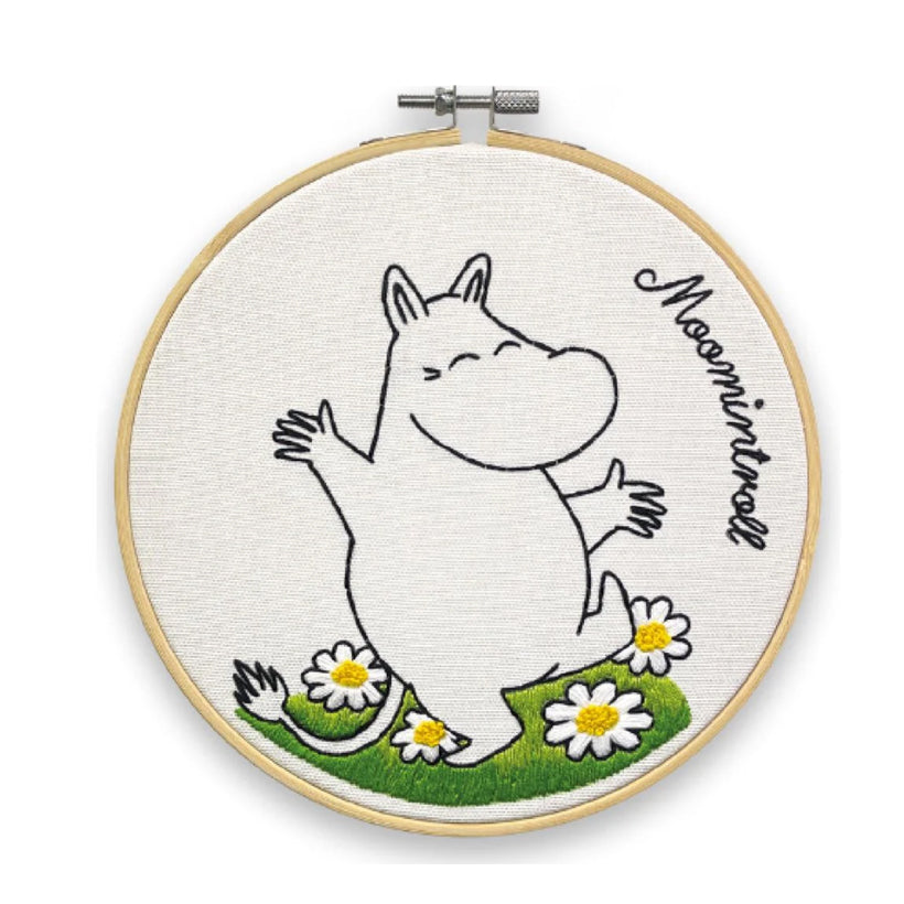 Moomin Embroidery Kit - Moomintroll Dancing