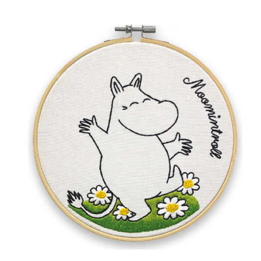 Moomin Embroidery Kit - Moomintroll Dancing