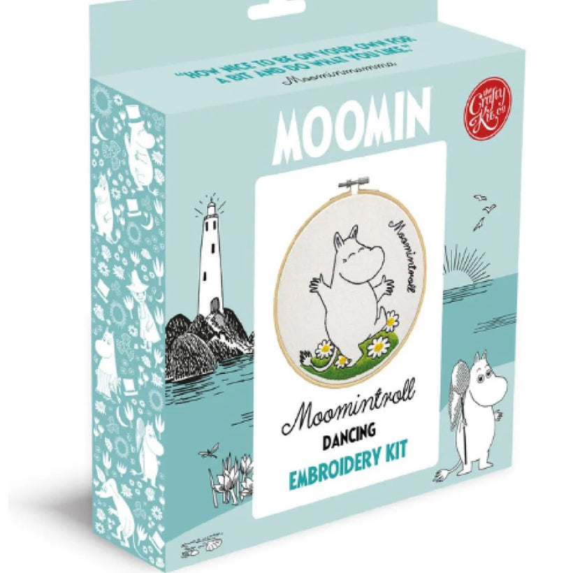 Moomin Embroidery Kit - Moomintroll Dancing
