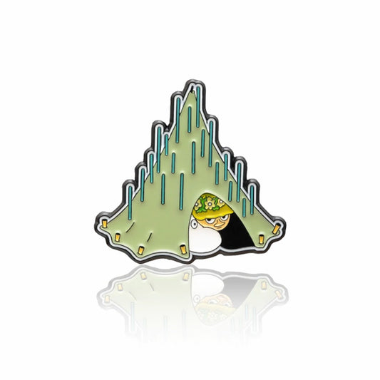 Moomin Enamel Pin Badge - Rainy Camping
