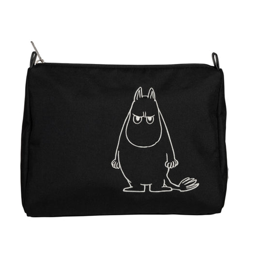 Moomin Pouch - Angry Moomin, Black