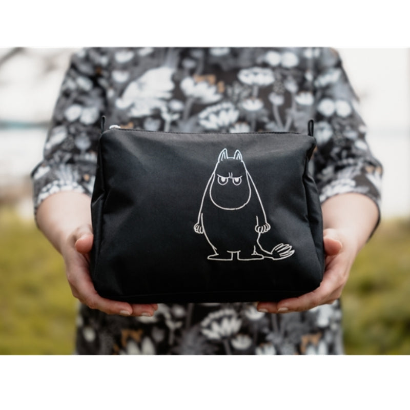 Moomin Pouch - Angry Moomin, Black