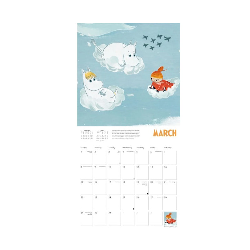 Moomin Wall Calendar 2026