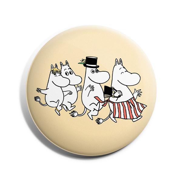 Moomin Badge - Family, Yellow