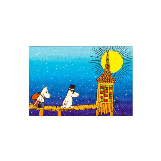 Moomin Glitter Magnet - Bridge