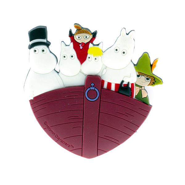 Moomin Rubber Magnet - Boat
