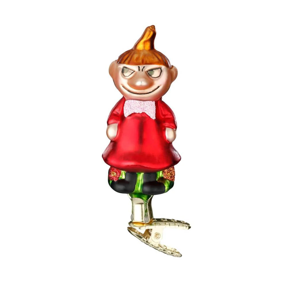 Moomin Glass Christmas Tree Ornament - Little My