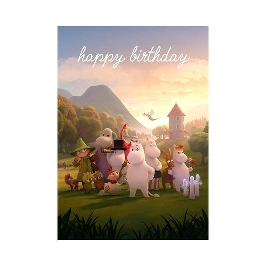 Moomin Birthday Card - Moominvalley