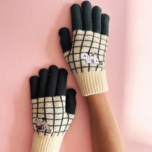 Chequered Gloves Moomin