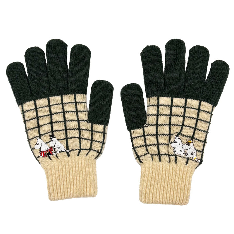 Chequered Gloves Moomin
