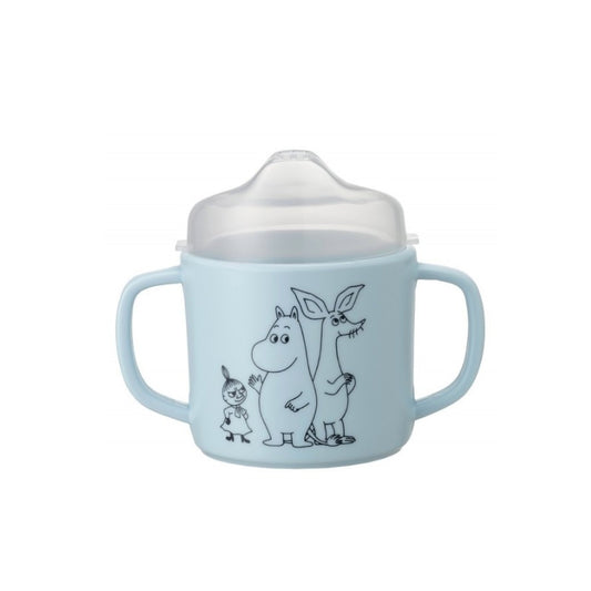 Moomin Learning Cup with anti-slip Base (Blue)