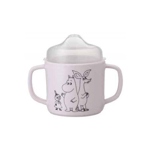 Moomin Learning Cup with anti-slip Base (Pink)