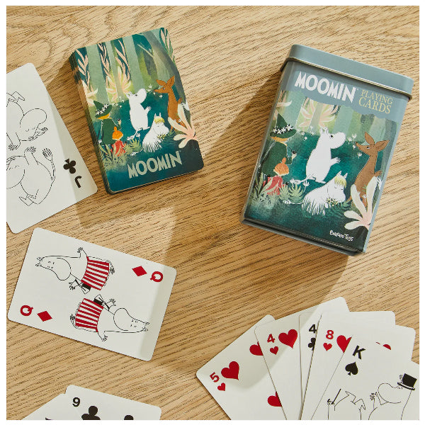 Moomin Playing Cards - Tin, Forest