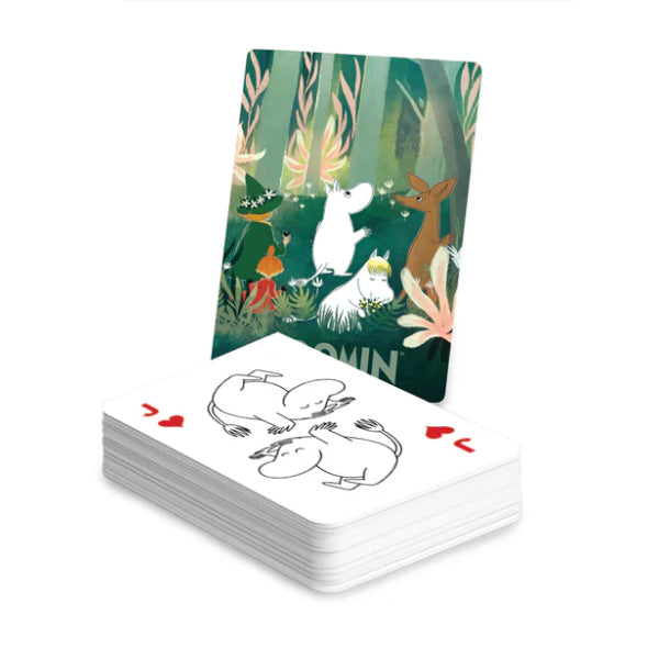 Moomin Playing Cards - Tin, Forest