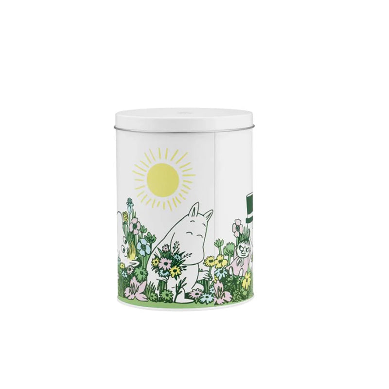 Moomin Garden Tin Round (Small)