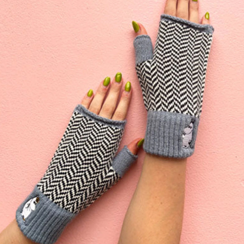 Moomin Herringbone Gloves