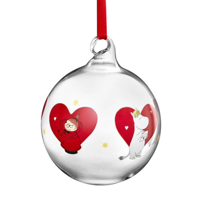 Moomin Christmas Bauble - Heart (9cm)