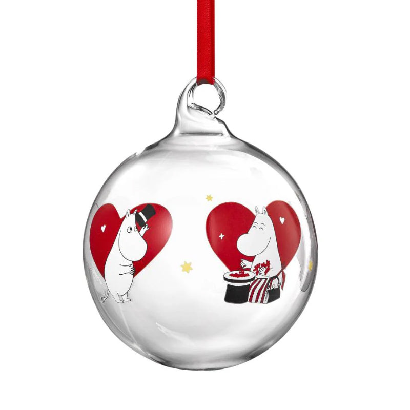Moomin Christmas Bauble - Heart (9cm)