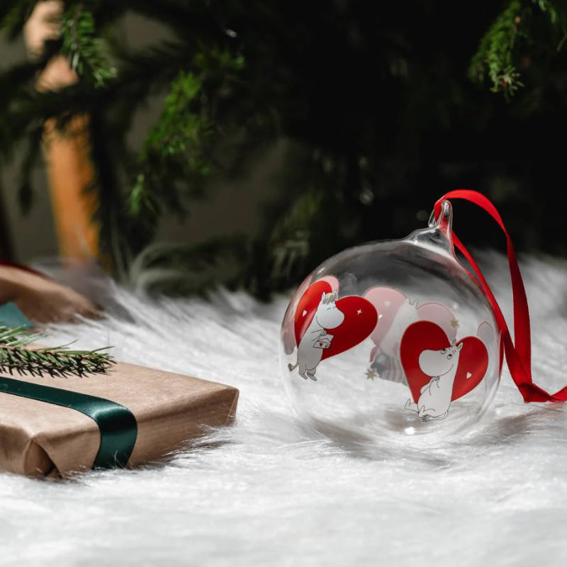 Moomin Christmas Bauble - Heart (9cm)