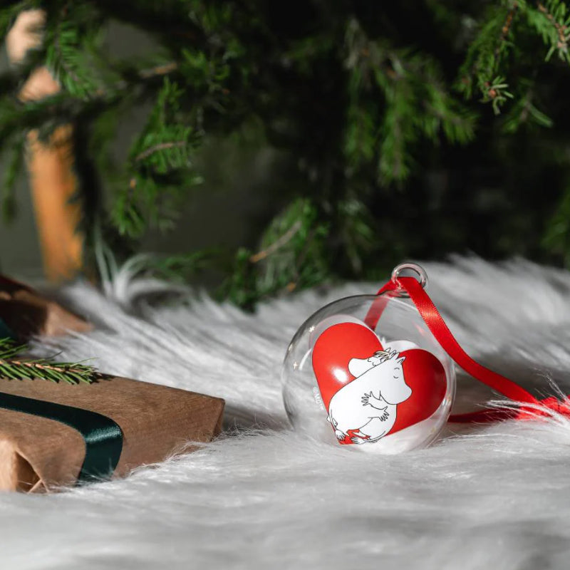 Moomin Christmas Bauble - Heart (7cm)