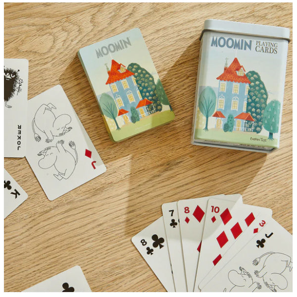 Moomin Playing Cards - Tin, House