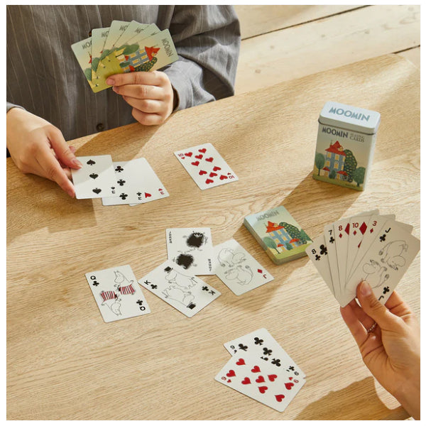 Moomin Playing Cards - Tin, House