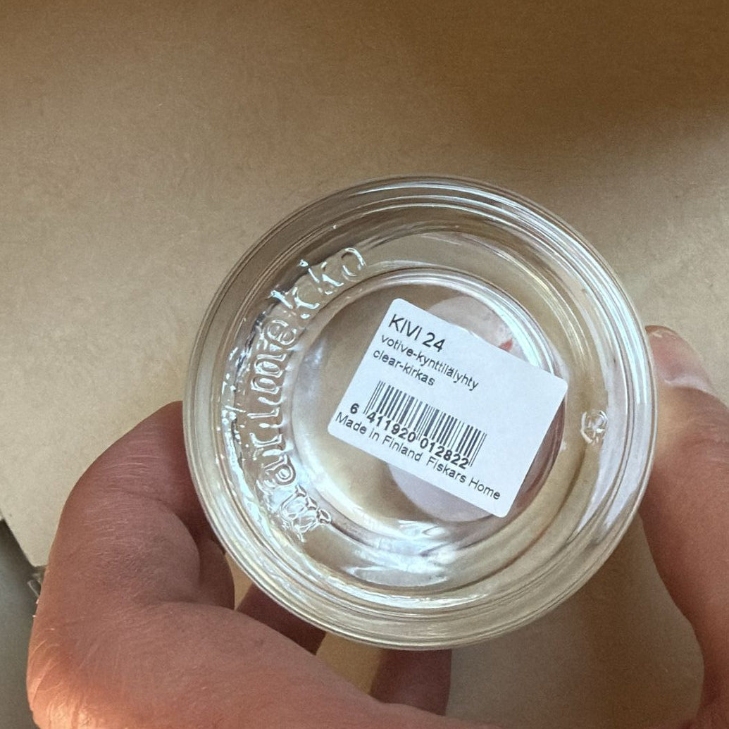 Kivi 24 tealight candleholder, clear (without box)