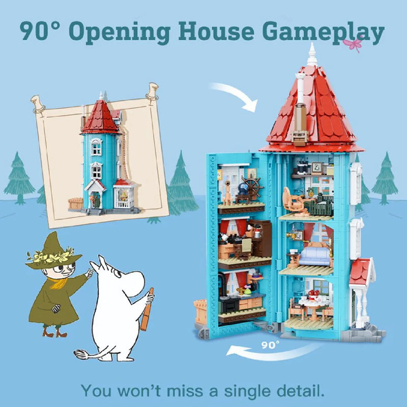 Moominhouse Building Block Model