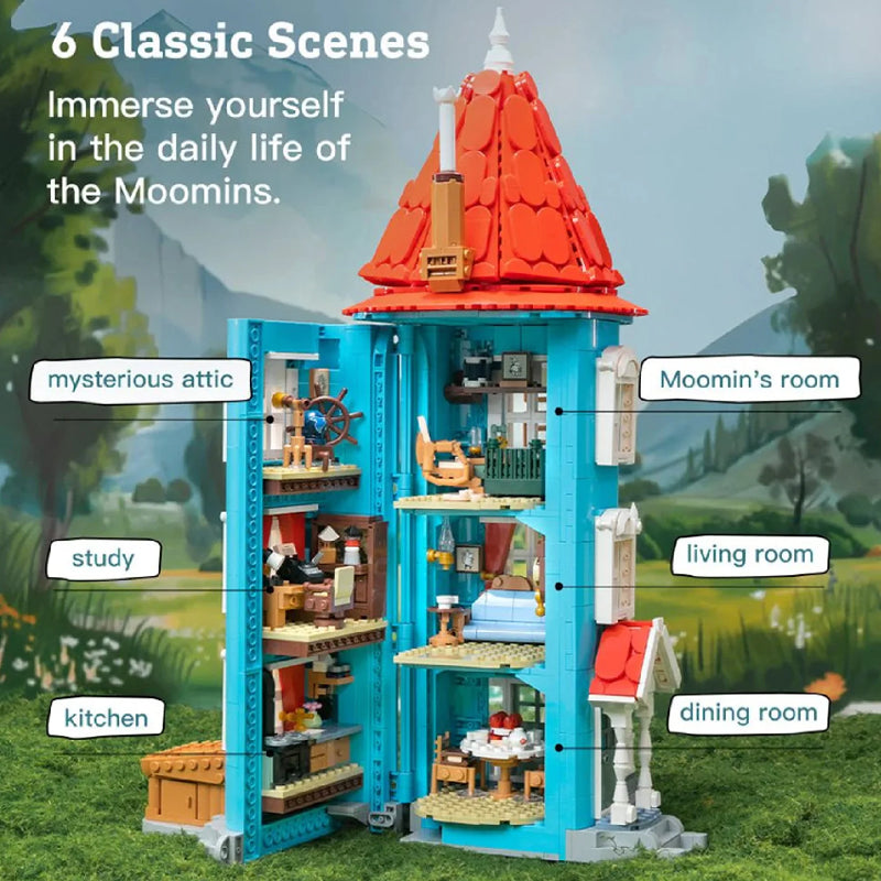 Moominhouse Building Block Model