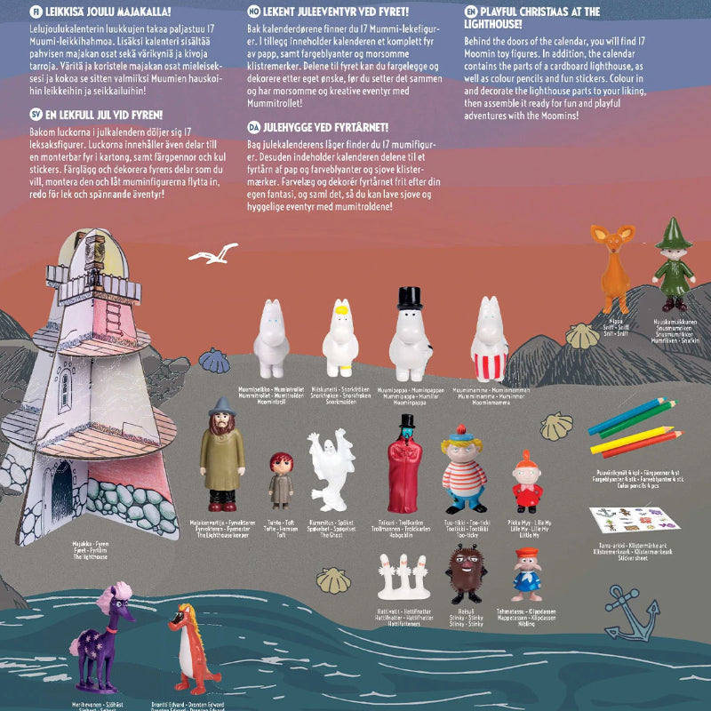Moomin Advent Calendar with Figures 2024