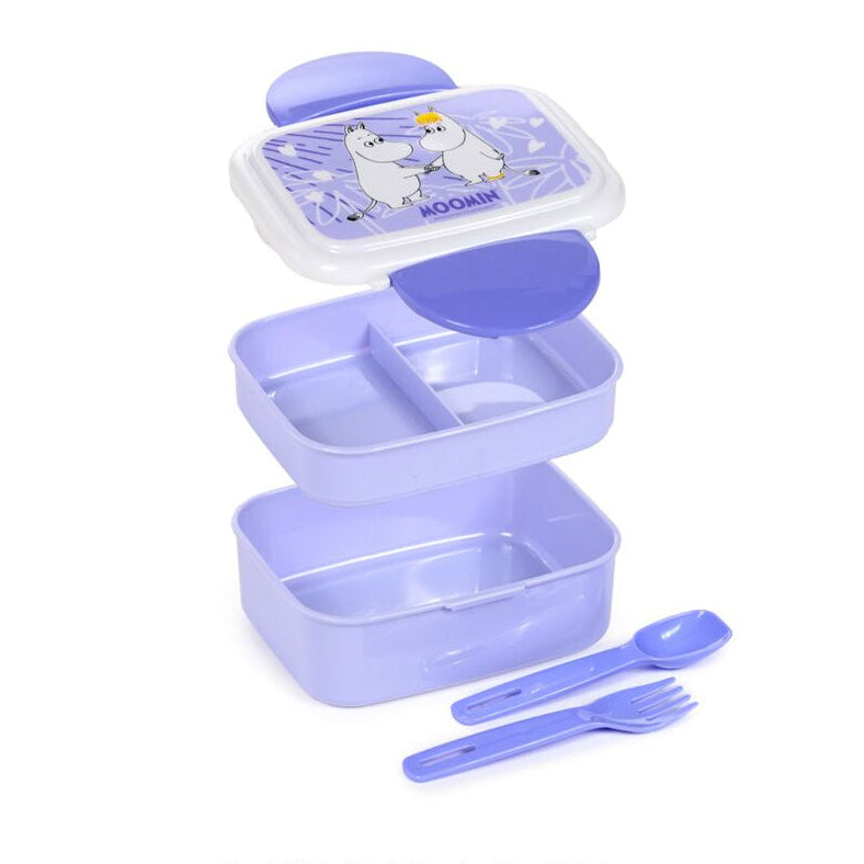 Moomin Stacked Bento Box - Lilac