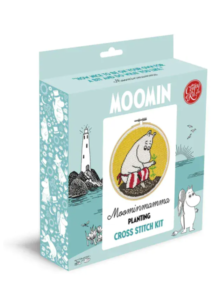 Moomin Cross Stitch Kit - Mamma Planting